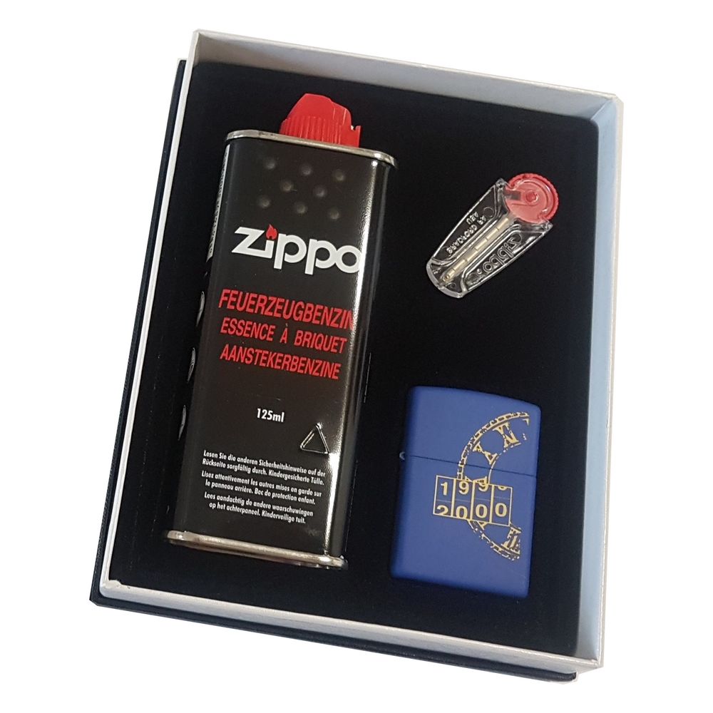 Original Zippo Millenium Lighter i Gaveæske - Zippo Lighter fra Zippo hos The Prince Webshop