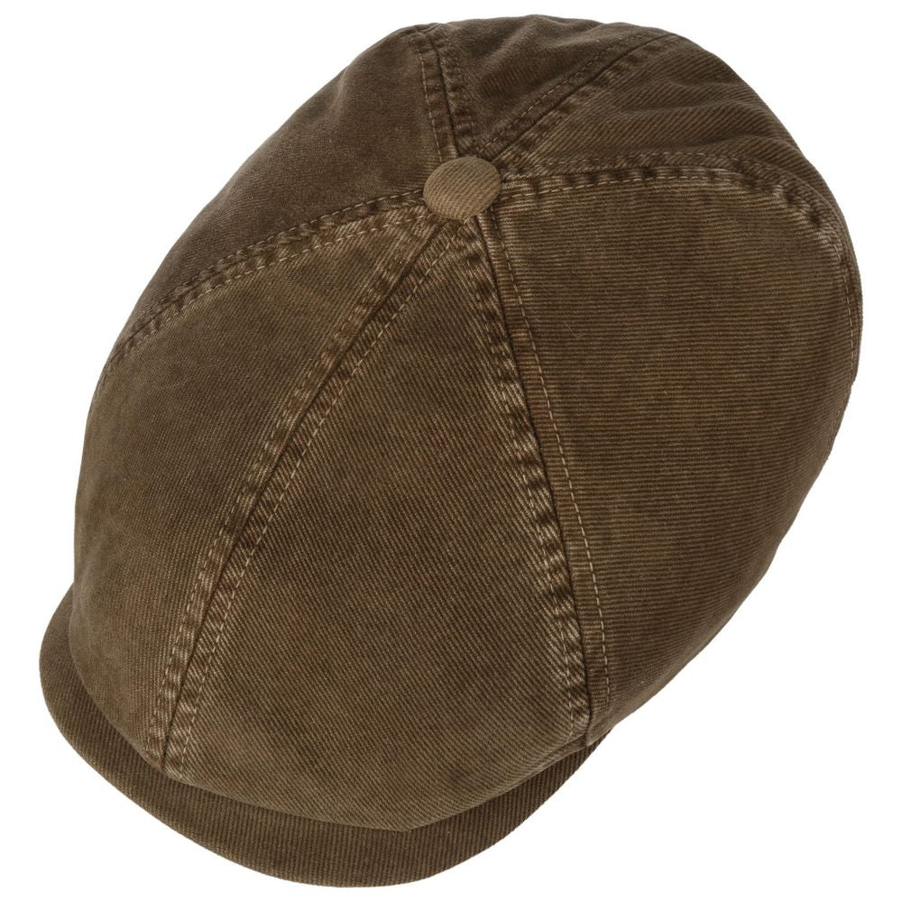 Stetson 6-Panel Cap Soft Cotton - Cognac Sixpence - Flat Cap fra Stetson hos The Prince Webshop