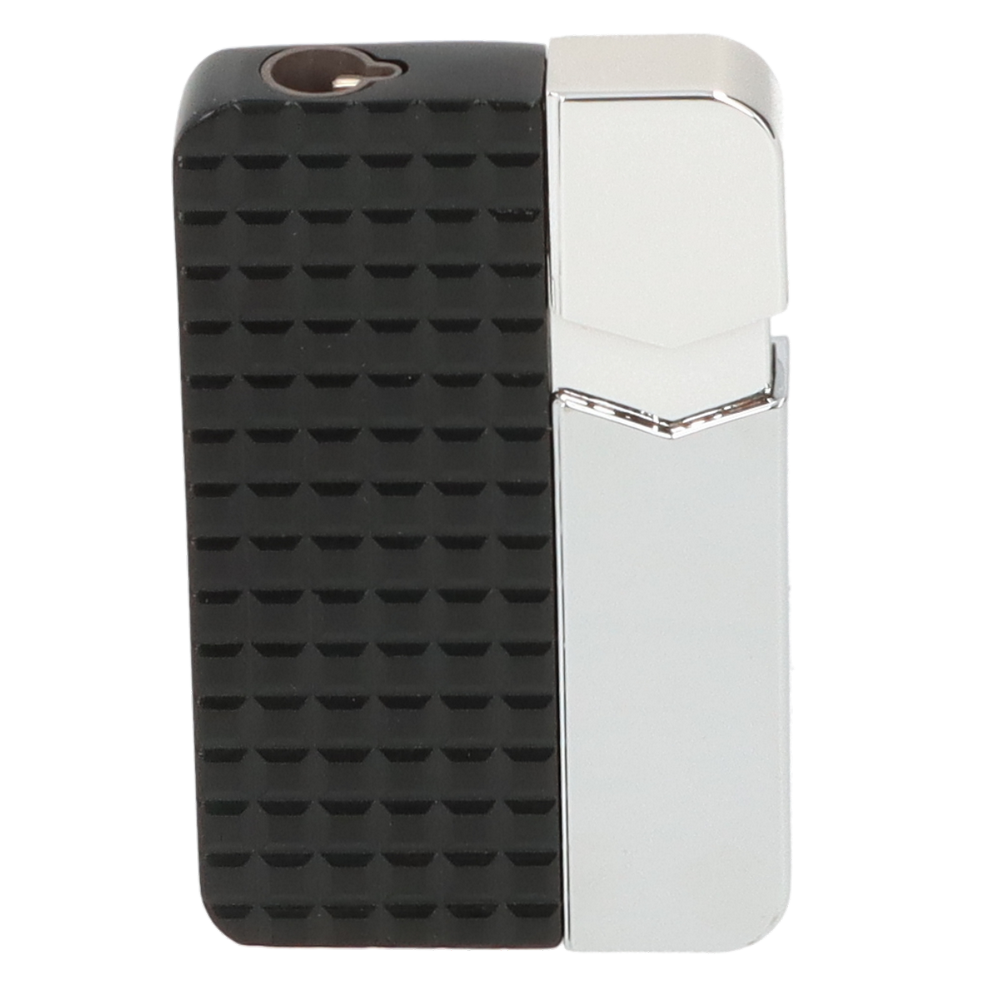Eurojet Turbo Jet Cigaret Lighter - Sort / Sølv - Lighter fra Eurojet hos The Prince Webshop