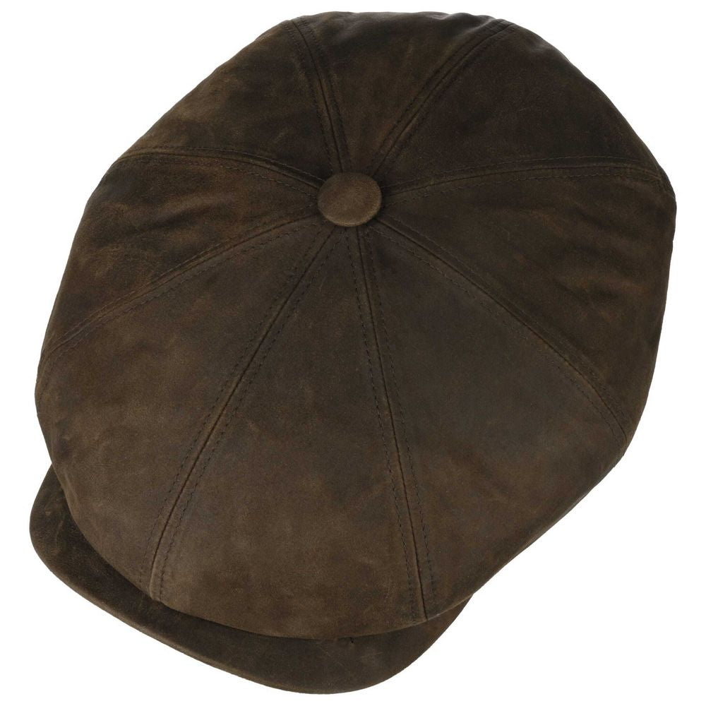 Stetson Hatteras Oily Goat Mud = G.H.O.A.T - XL (61 cm) - Flat Cap fra Stetson hos The Prince Webshop