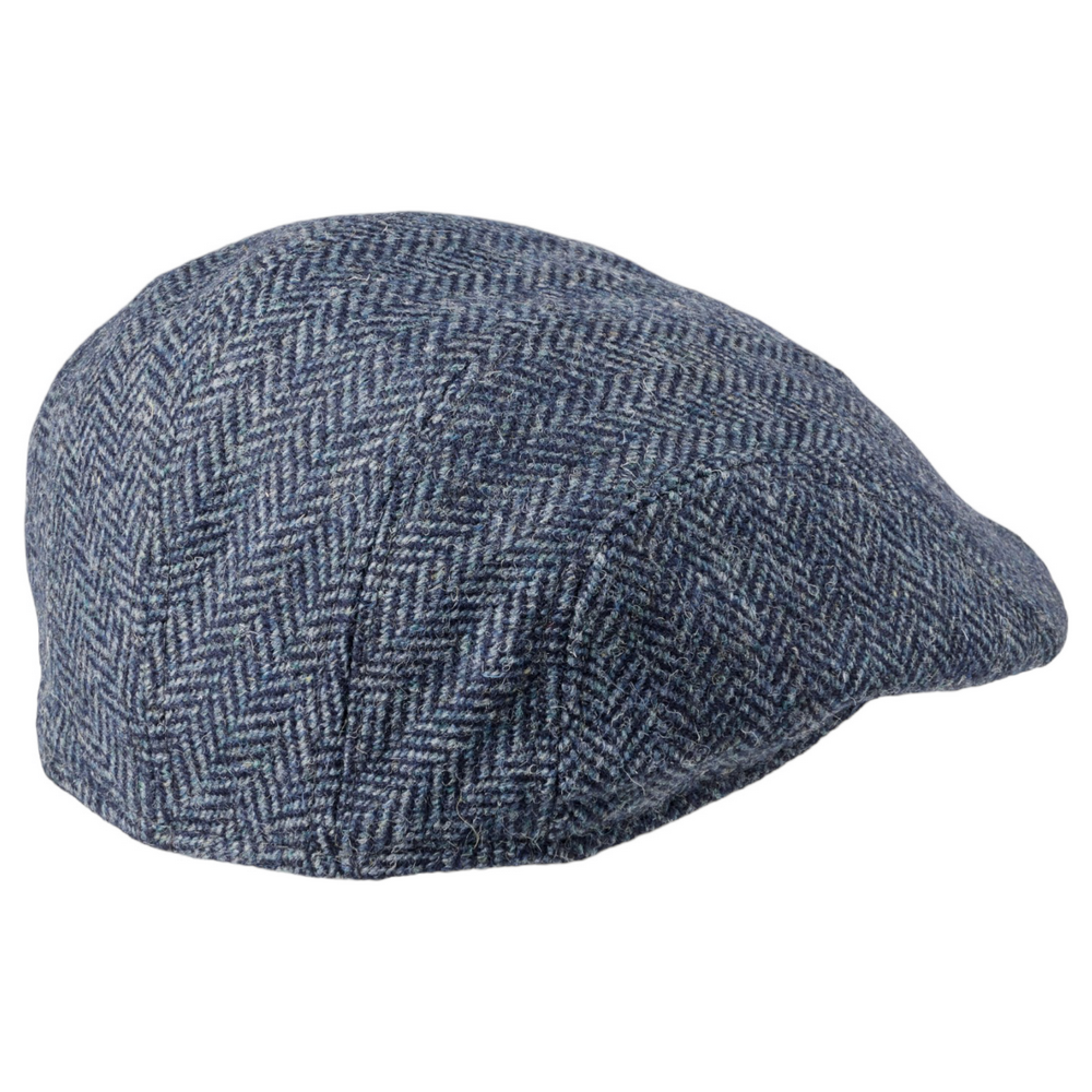 MJM Bang 32 Wool Mix Grey Herringbone Sixpence - Flat Cap fra MJM Hats hos The Prince Webshop
