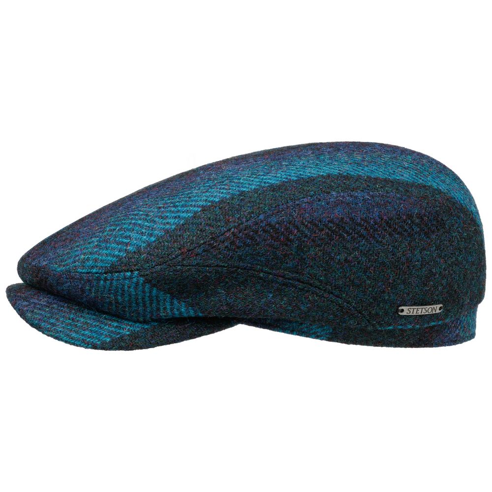 Stetson Driver Cap Driver Harris Tweed Sixpence - M (57 cm) - Flat Cap fra Stetson hos The Prince Webshop
