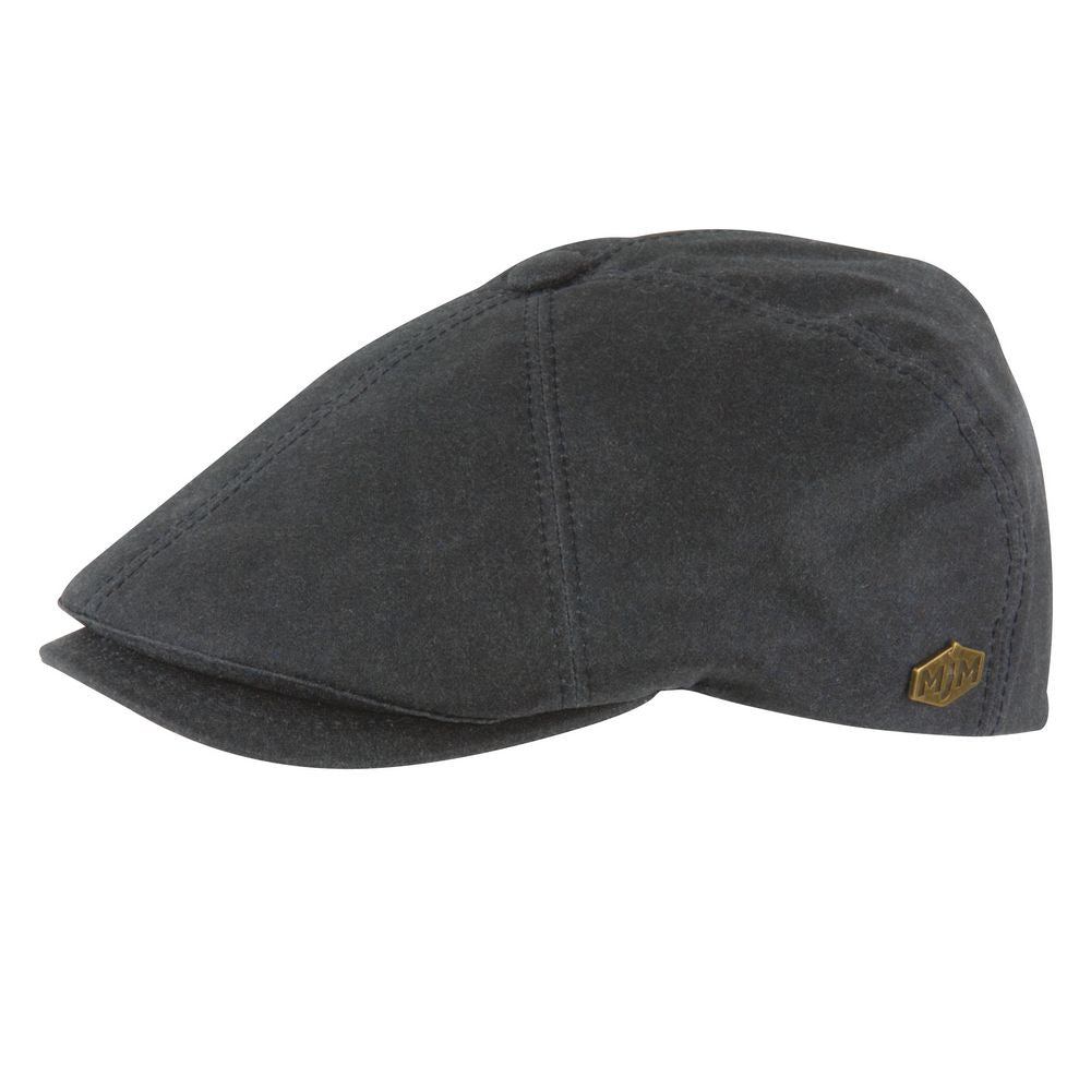 MJM Rebel Sixpence - 100% Virgin Wool - Vandtæt Navy Sixpence - Flat Cap fra MJM Hats hos The Prince Webshop