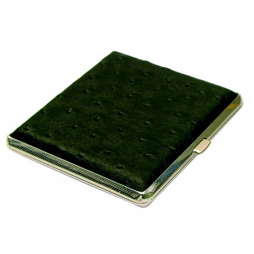 Champ Cigaret Etui - 20 King Size - Struds Sort - Cigaret Etui fra Champ hos The Prince Webshop