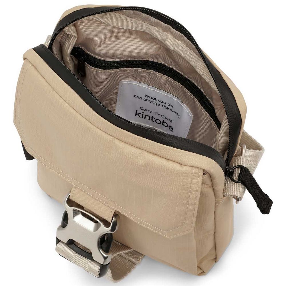 Kintobe Nico Mini Messenger Bag - Beige