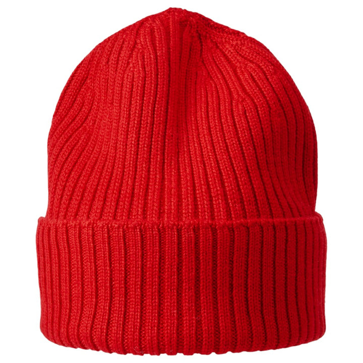 MJM Beanie i 100% Merino Wool - Red Cap