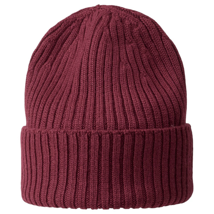 MJM Beanie i 100% Merino Wool - Wine Red Hat