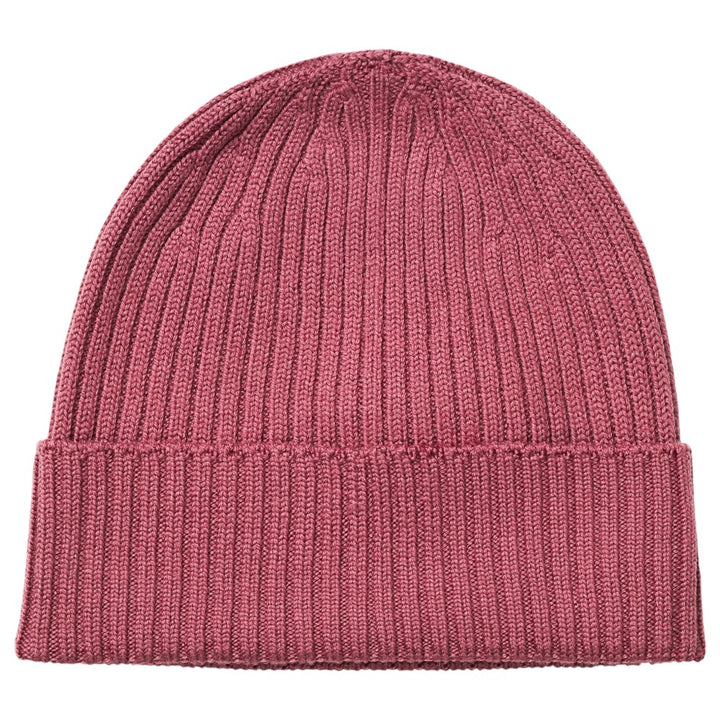 MJM Beanie i 100% Merino Uld - Rosa