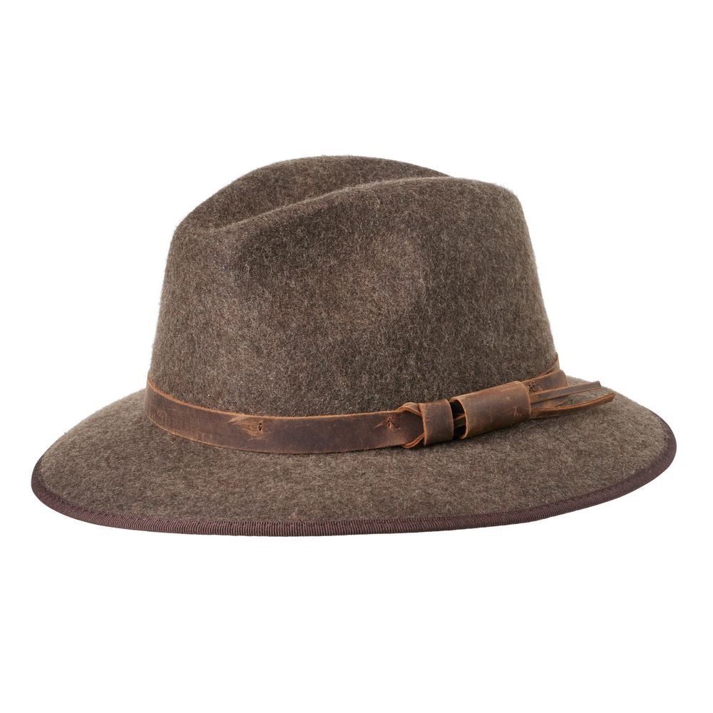 MJM Marco El Brown Wool Felt Hatt med öronflikar