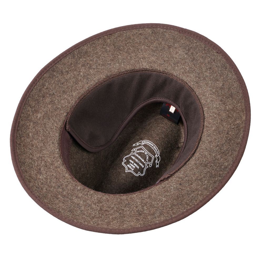 MJM Marco El Brown Wool Felt Hatt med öronflikar