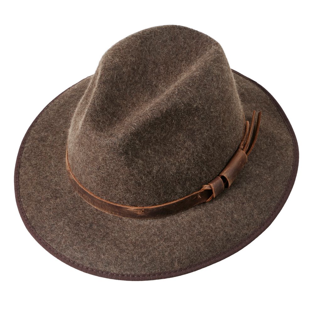 MJM Marco El Brown Wool Felt Hatt med öronflikar