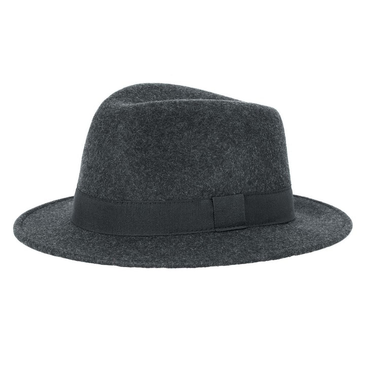 MJM Felix Anthracit Wool Felt Hat - Waterproof & Crushal