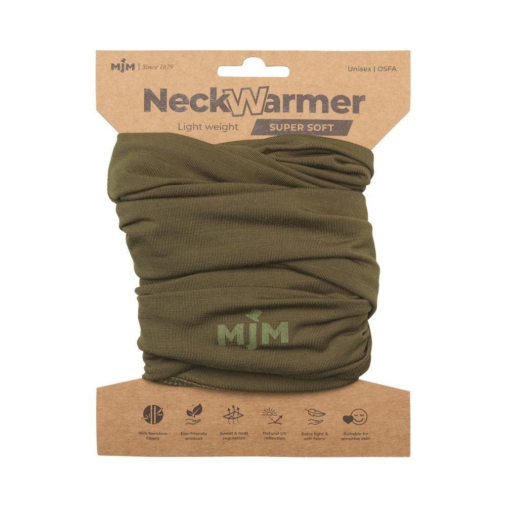 MJM Neck Warmer - Grön bambuhalsvärm
