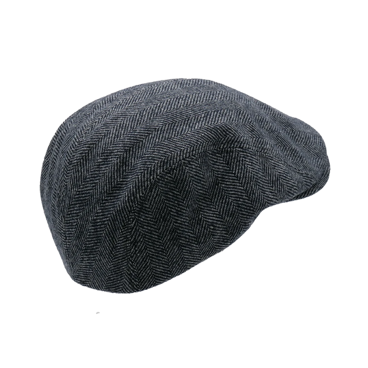 MJM Daffy 3 62 Wool/Cashmere Grey Herringbone Sixpence