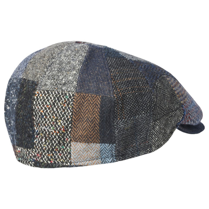 MJM Smart Xtra – 42 Wool Mix - Blue Patch Sixpence - Flat Cap fra MJM Hats hos The Prince Webshop