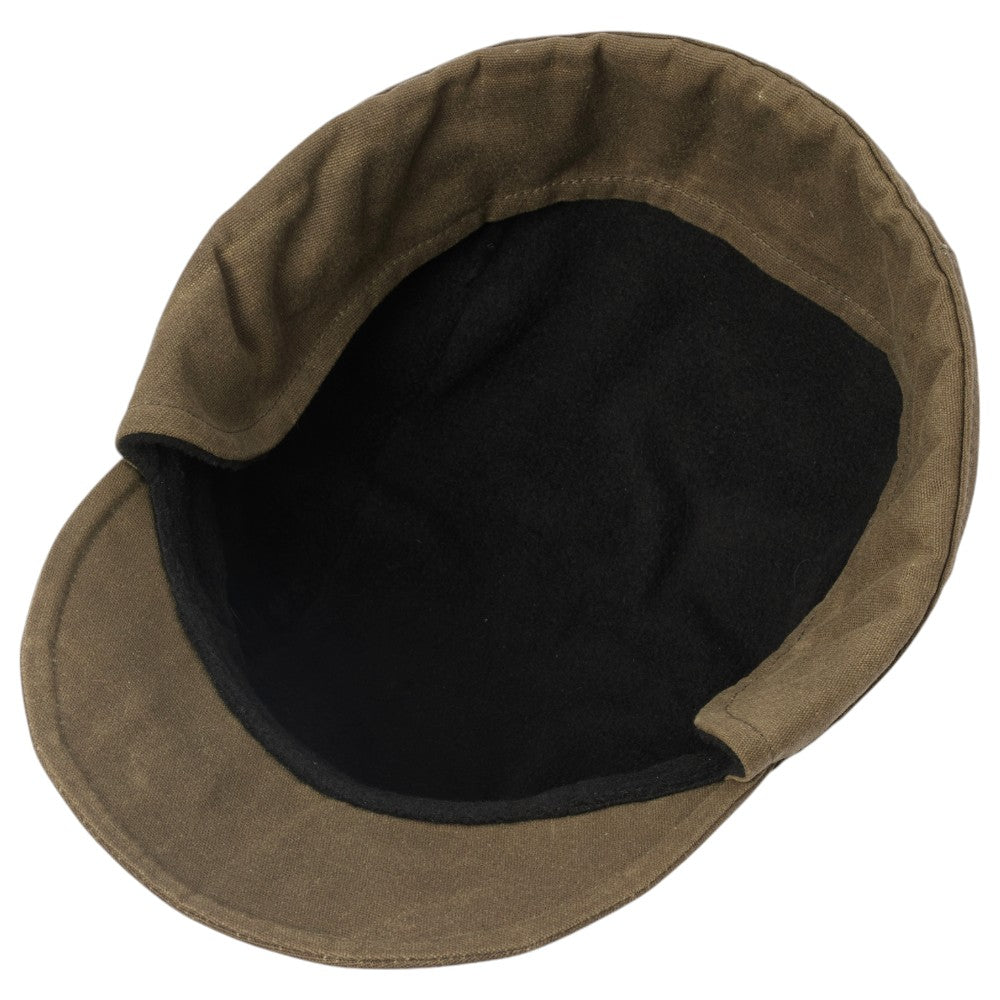 MJM EL Winter Cap – 42 Oiled Cotton - Olive