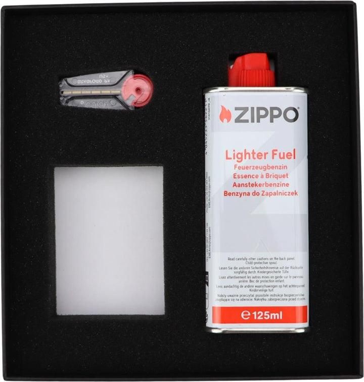 Gaveæske til Zippo Lighter med Benzin & Sten - Zippo Tilbehør fra Zippo hos The Prince Webshop