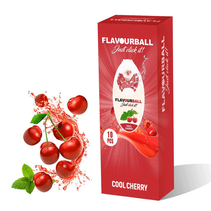 10 x 100 stk Cool Cherry Flavour Balls i Pod