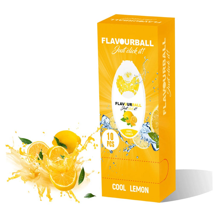 10 x 100 stk Cool Lemon Flavour Balls i Pod