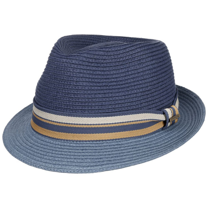 Stetson Trilby Toyo Strå Sommerhat Blå - XXL (63 cm) - Hat fra Stetson hos The Prince Webshop