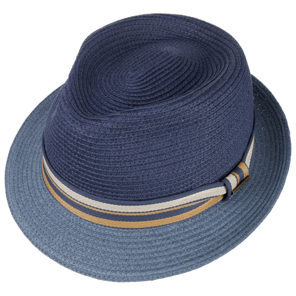 Stetson Trilby Toyo Summer Hat - Blue