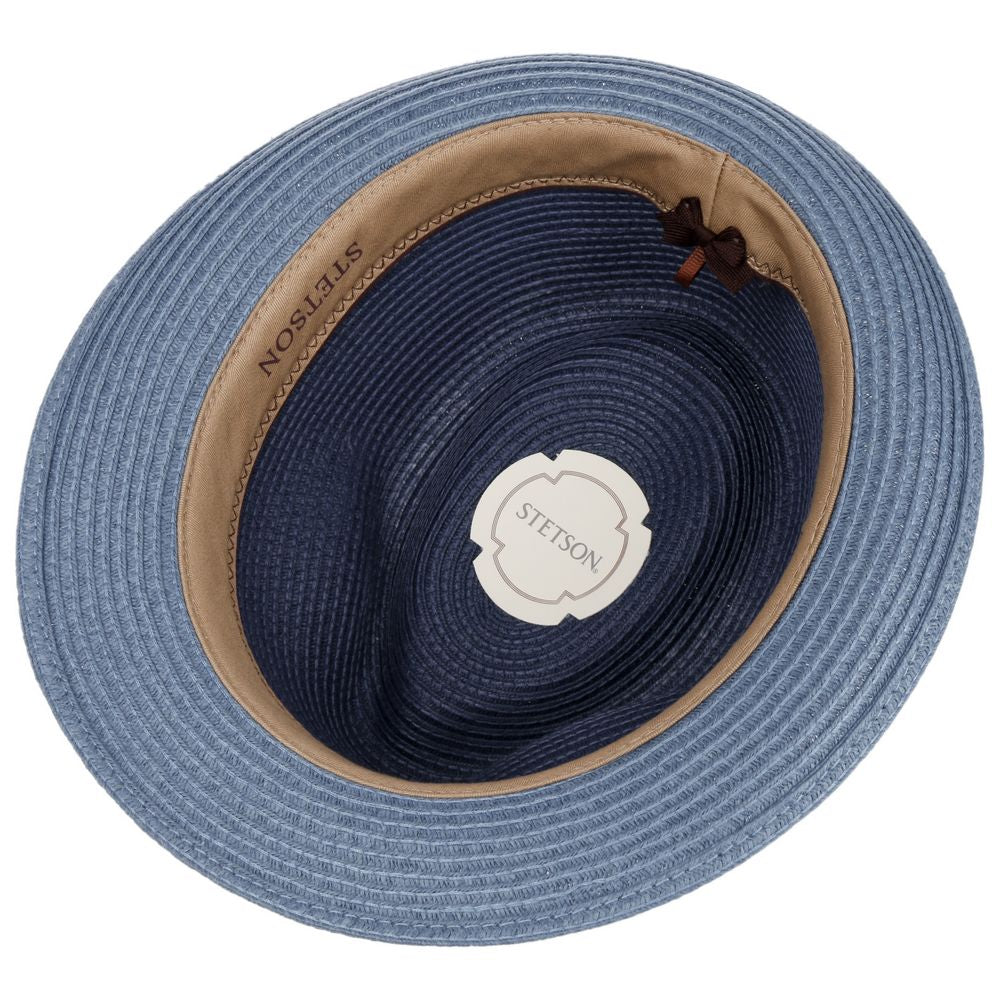 Stetson Trilby Toyo Summer Hat - Blue