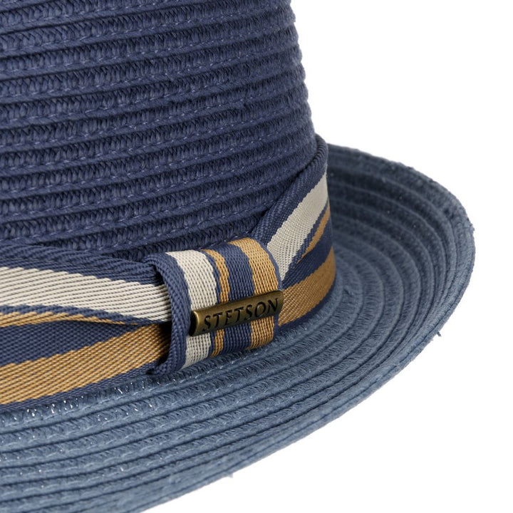 Stetson Trilby Toyo Summer Hat - Blue