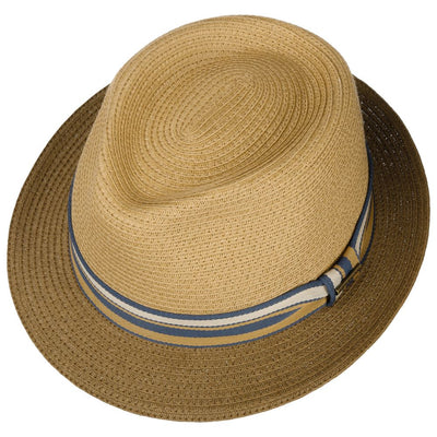 Stetson Trilby Toyo Summer Hat - Nature/Biscotto