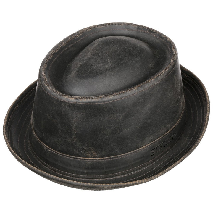 Stetson Porkpie CO/PES Deep Brown