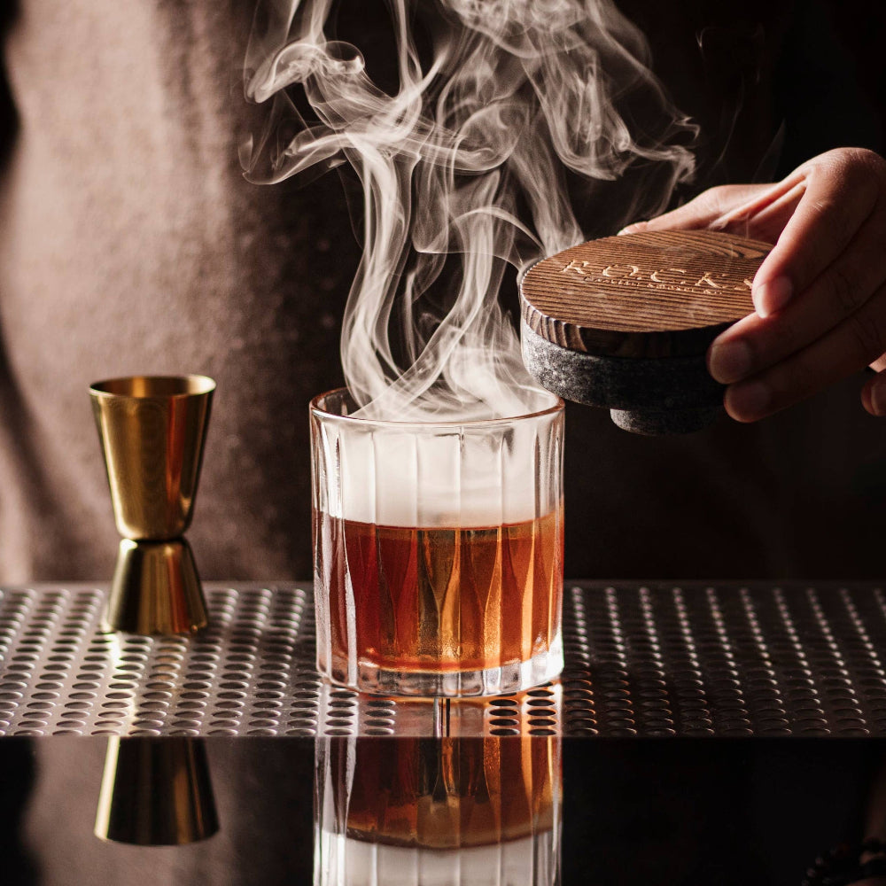 ROCKS Gift Set: Whiskey and Cocktail Smoking Set