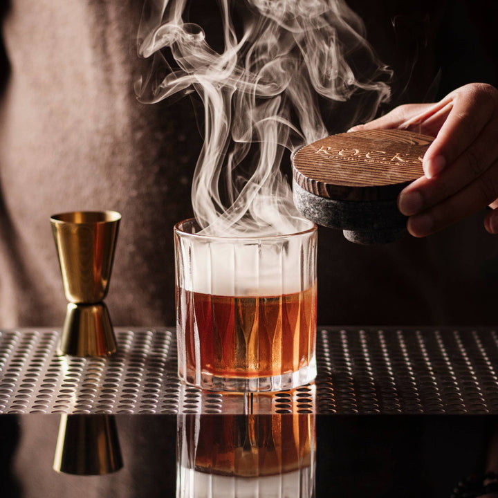 ROCKS Gift Set: Whiskey and Cocktail Smoking Set