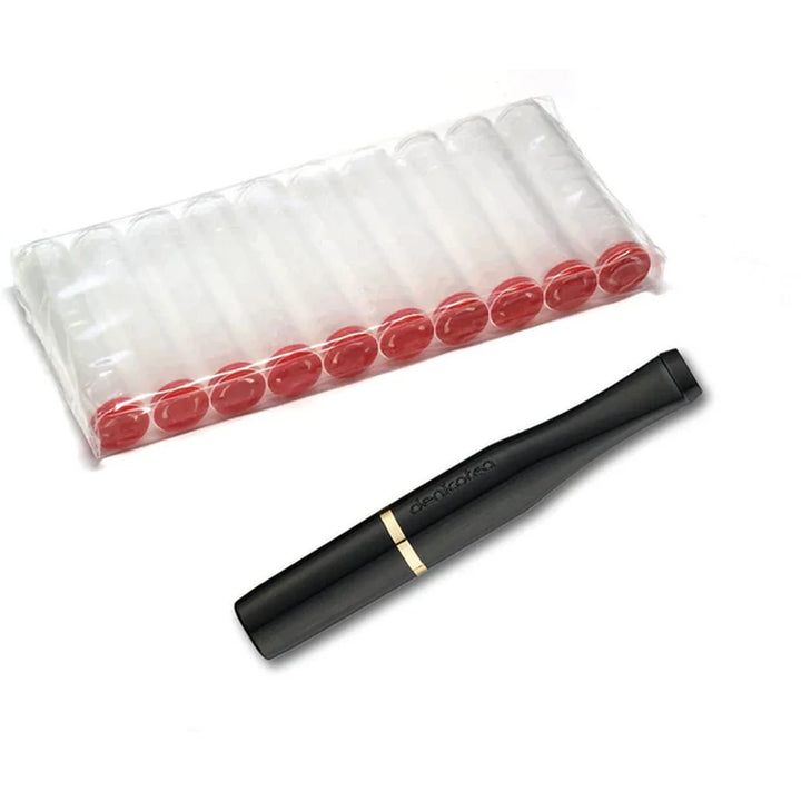 Ibiza Slim Cigarette Holds Black & Gold Ring - med 10 filter