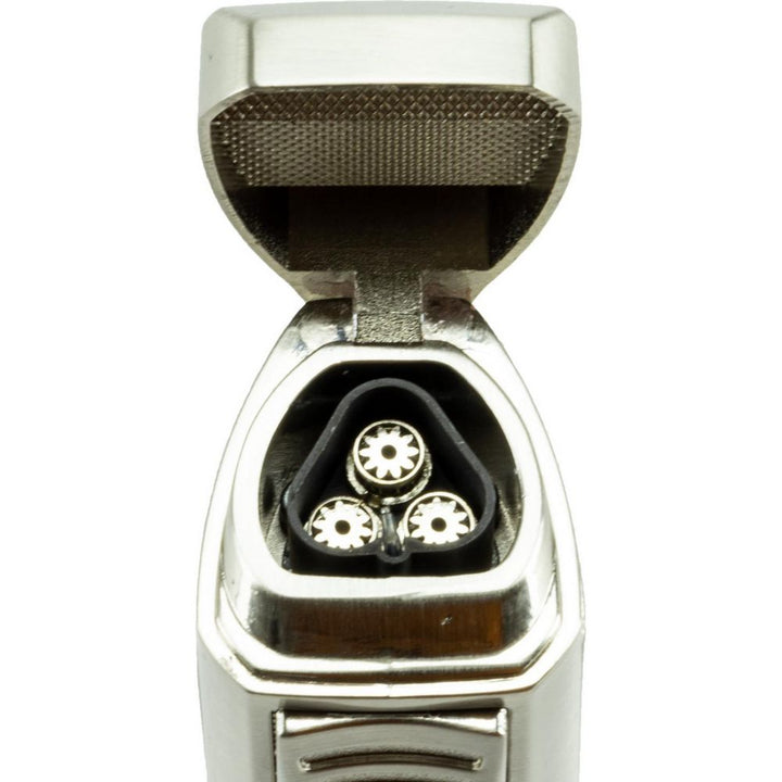 Cigar Lighter Passatory "Tobago" 3 jetflammor - GM Satin