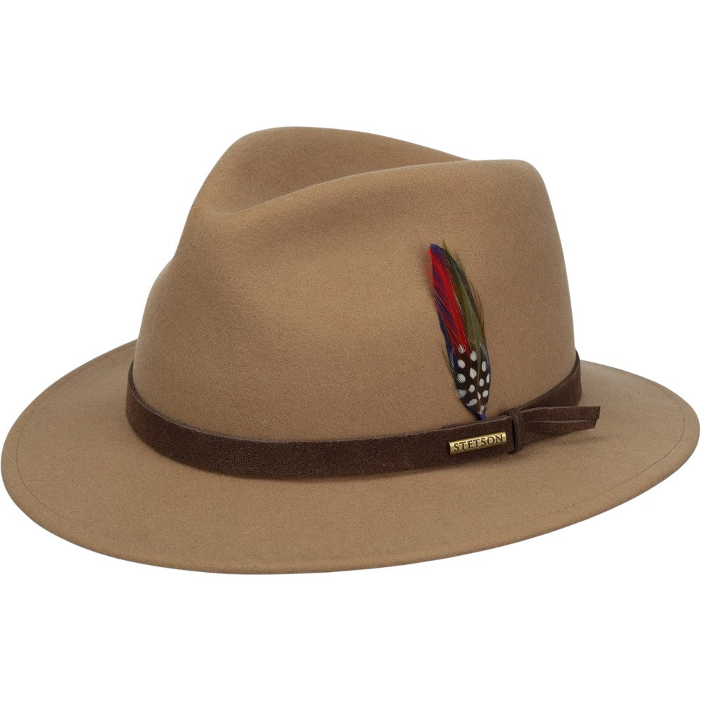 Stetson Traveller Softfelt Hat - Light Almond