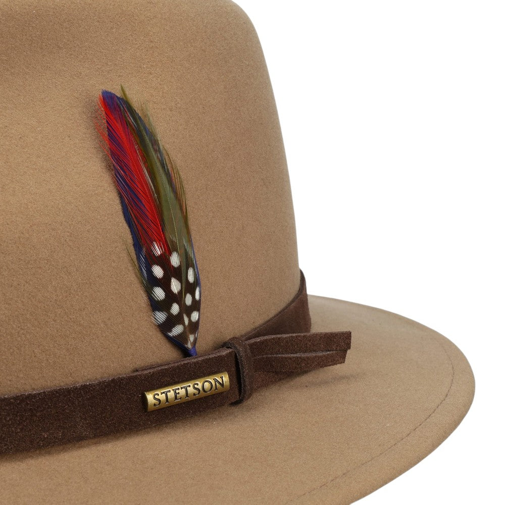 Stetson Traveller Softfelt Hat - Light Almond