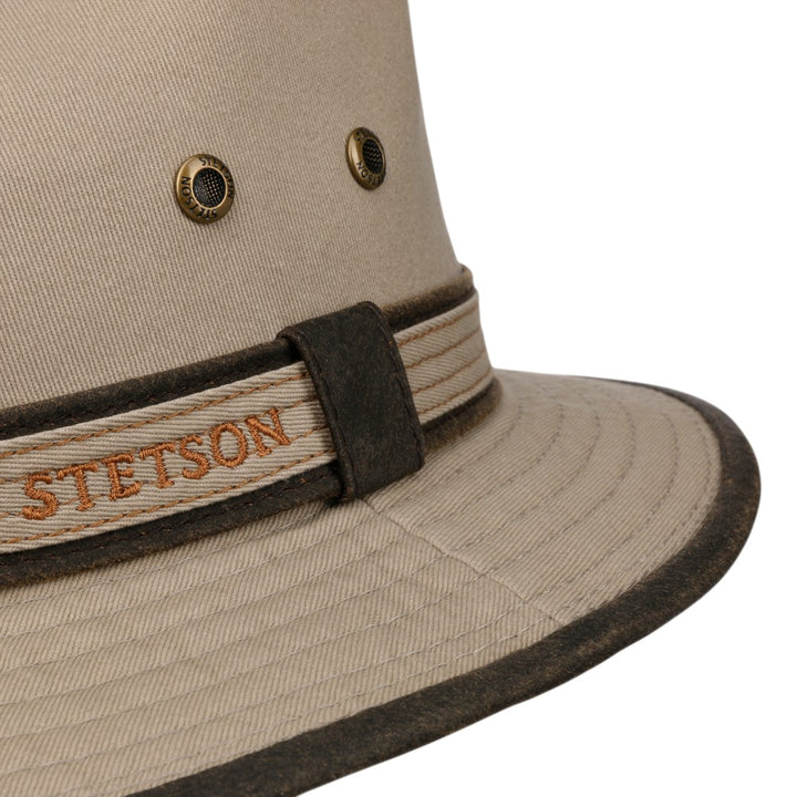 Stetson Cotton Traveller Sommerhat - Beige - Traveller Hat fra Stetson hos The Prince Webshop