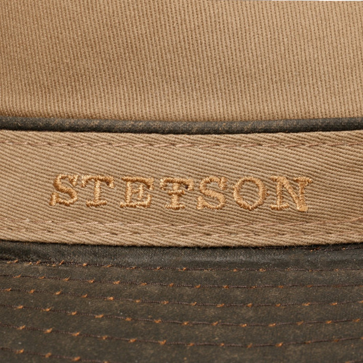 Stetson Cotton Traveller Sommerhat - Brown / Brass - Traveller Hat fra Stetson hos The Prince Webshop