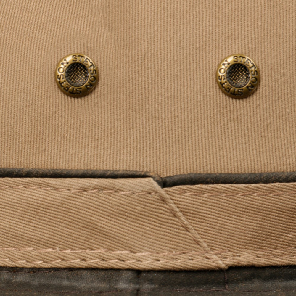 Stetson Cotton Traveller Sommerhat - Brown / Brass - Traveller Hat fra Stetson hos The Prince Webshop