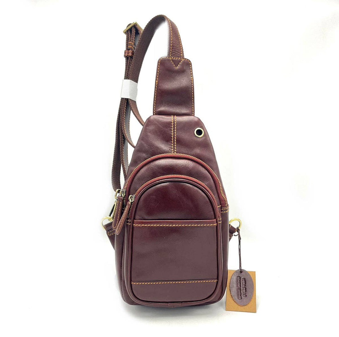 Nazareno Gabrielli Læder Crossbody Taske til Mænd - Vælg Farve - Taske fra Nazareno Gabrielli hos The Prince Webshop