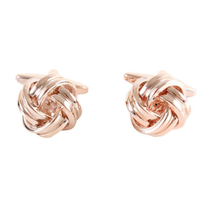 Rose Gold Knot manschettknappar Storbritannien manschettknappar