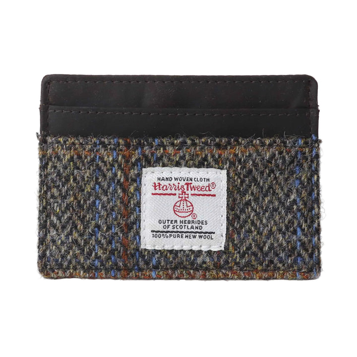 Brun Harris Tweed kortholder