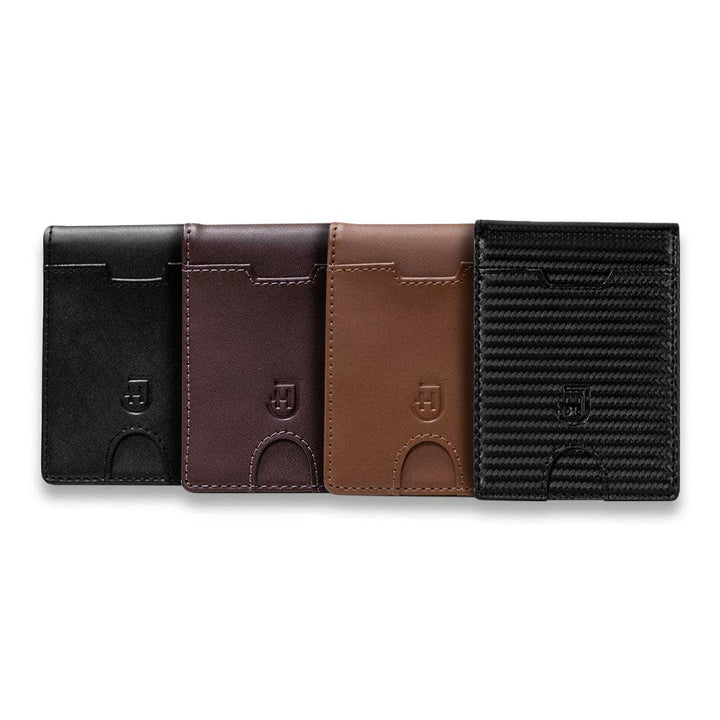 Smart wallet in slim leather for men