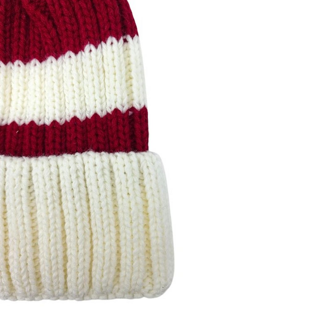 Snazzy Santa Beanie Hue - Stribet Rød & Hvid