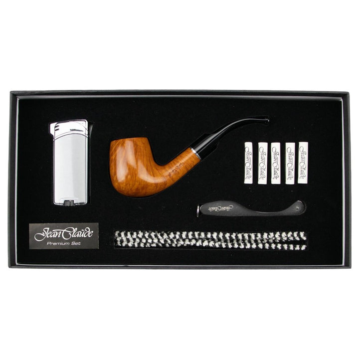 Jean Claude Premium Pibe Sæt - Fuldbøjet Lys Brun