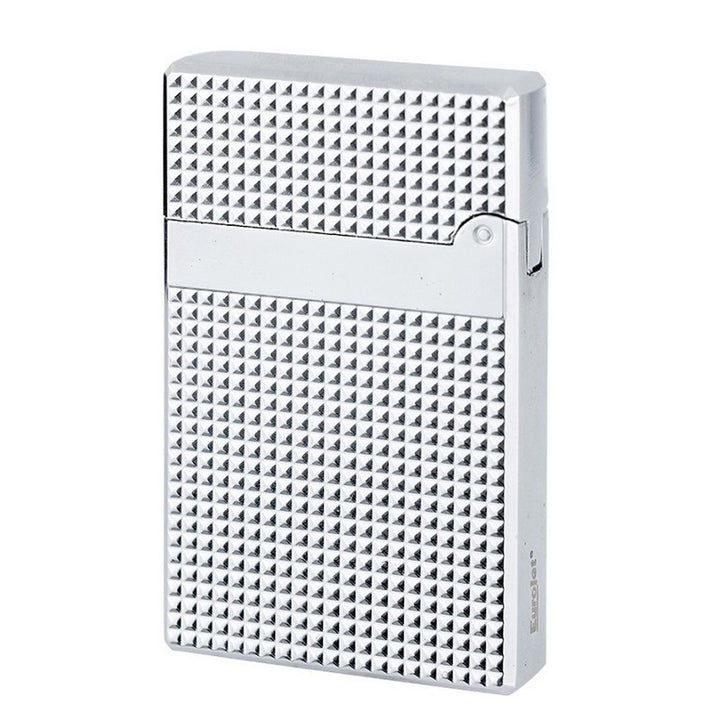 Eurojet Milan Jet Silver Waffle Lighter