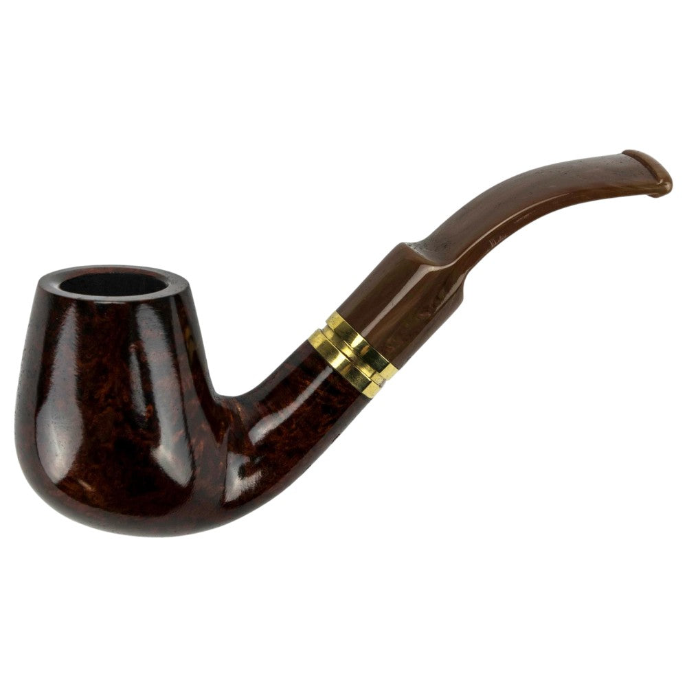 Cesare Barontini "Terenzi" Glat Bøjet Pibe - Elegant Luksus - Pibe fra Cesare Barontini hos The Prince Webshop