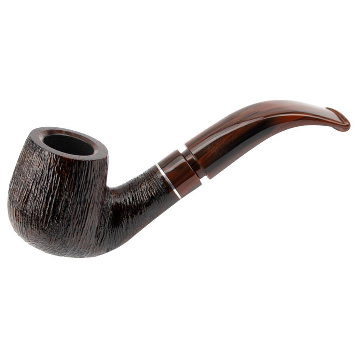 Cesare Barontini "Lido" Børstet Fuldbøjet Pibe - Elegant Luxus