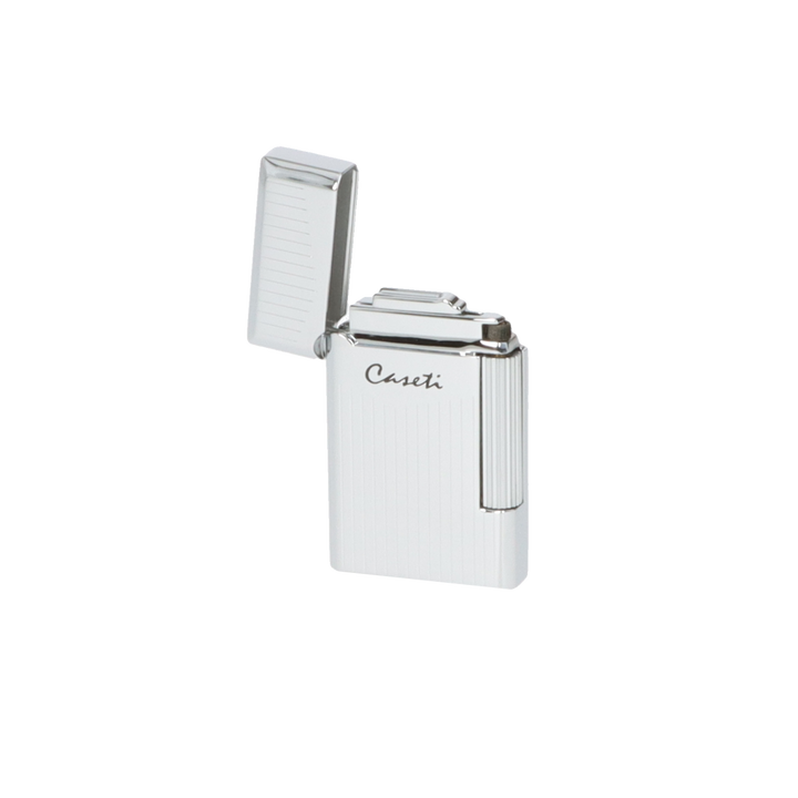 CASETI Paris Flint Lighter - Chrome Lines
