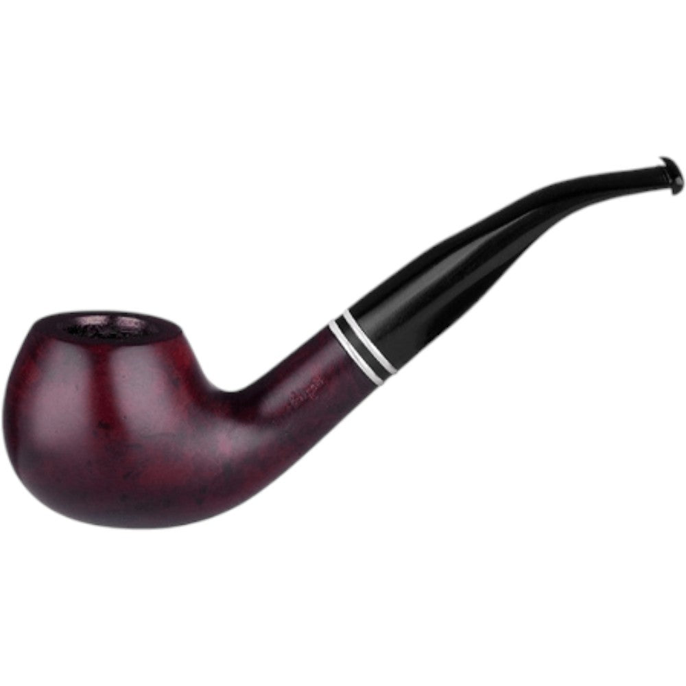 Angelo Capri Pibe - Rød,  Bøjet Apple med Ring
