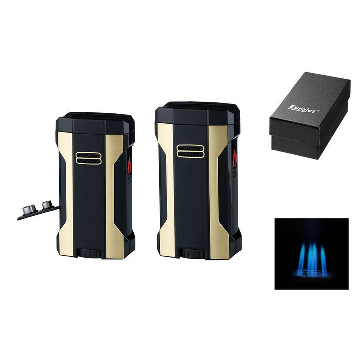 Winjet MAD MAX Cigar Lighter 4 x Jet - Black Gold